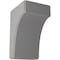 Ekena Millwork 3 1/2"W x 4"D x 6"H Clarksville Wood Vintage Decor Bracket, Pebble Grey BKTWD04X04X06CVPG - alternate 1